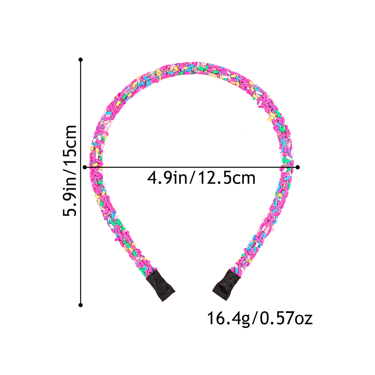 1/4 Uds. Diademas brillantes, diademas bonitas para niñas, diademas de colores helado para niñas, decoración de para niños, tocados