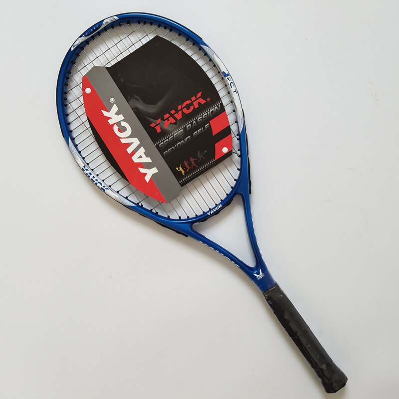 Raquete de tênis profissional composto carbono padel raquetes raquete de tenis para iniciante treinamento com saco overgrip: Blue