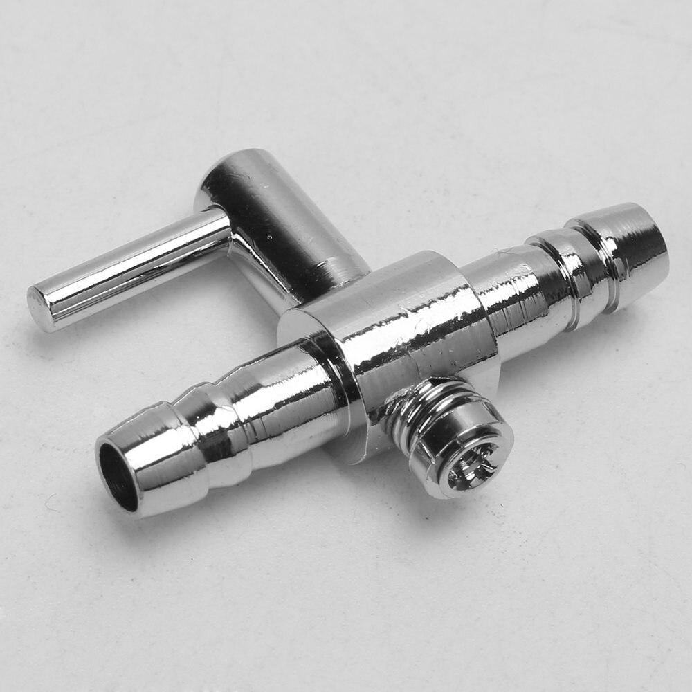 2pcs Metal Thread Aquarium Fish Air Flow Distributor Lever Control Valve Aquarium Accessories