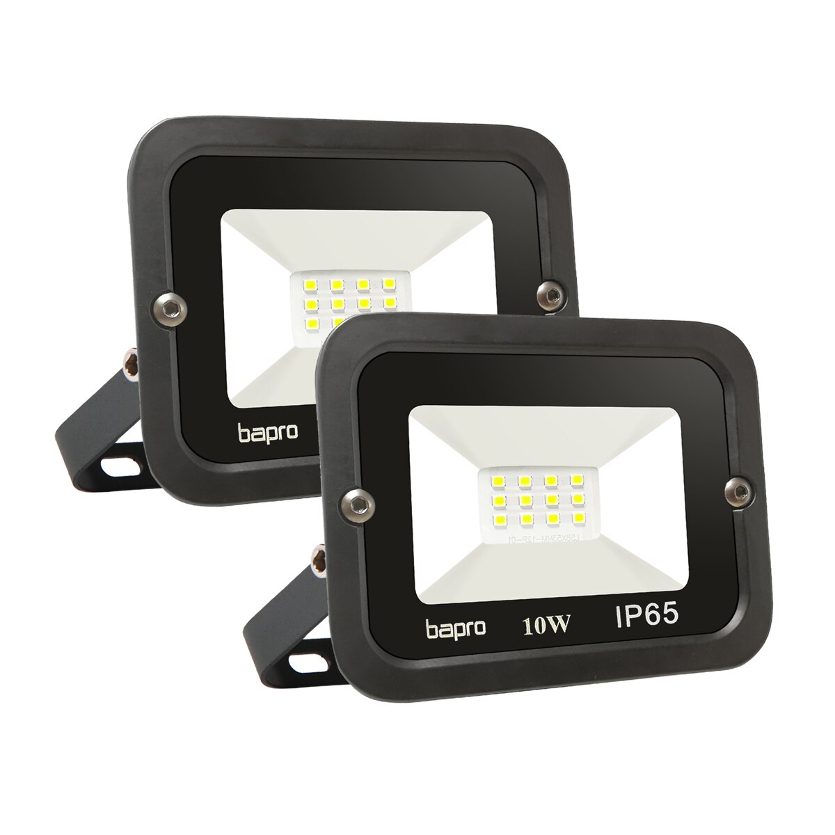 10W LED Flood Light Foco Led Exterior Ip65 Waterproof of Floodlights AC220V Led Reflector Holofote Spotlight Outdoor Lighting: 2packs / White light
