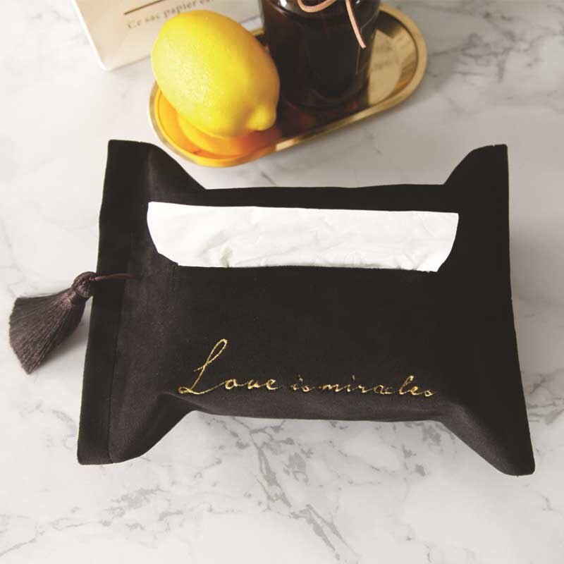 Handduk servett papper påse hållare låda låda linne vävnad låda bil förvaring vävnad väska låda behållare påse hem bordsdekoration: 06