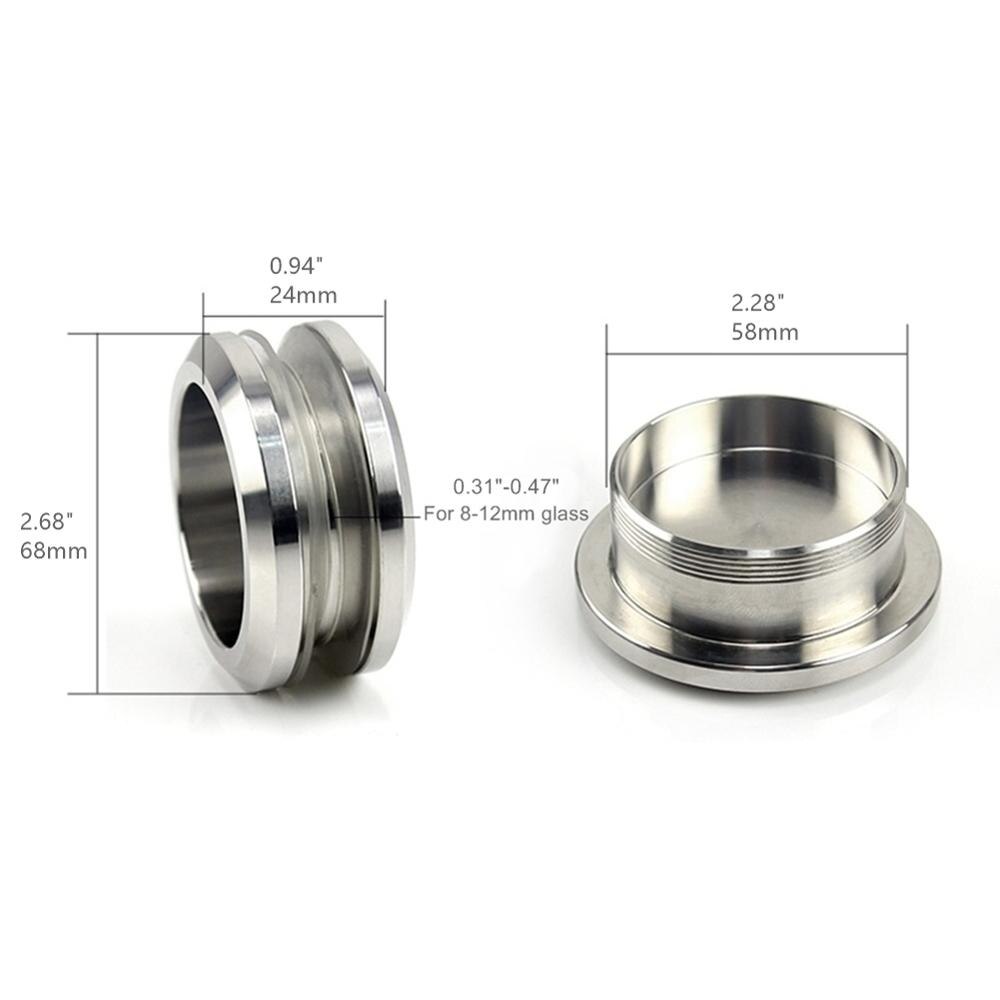 Stainless Steel Brushed Sliding Door Handle Bathroom Shower Glass Door Round Handle Pull Knob for 8-12mm Glass: HD02-68MM