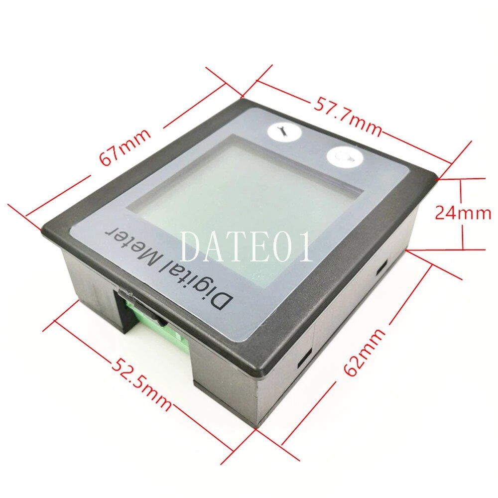 80-260V AC Multimeter LCD Digital Meter With CT 100A Ammeter Voltmeter Power Monitor Energy Tester Wide Measurement Range