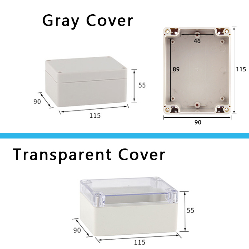 IP67 Waterproof Junction Box F Series Plastic Outdoor ABS Sealed Wiring Junction Enclosure for Electrical Instrument Project: 3XL / Lavender