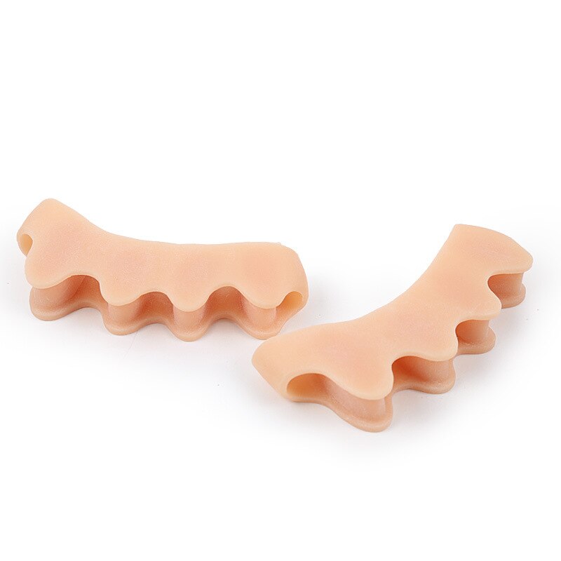 1 Paar/2 Stuks Siliconen Teen Separator Correctie Teen Protectiony Duim Valgus Orthese Voetverzorging Tool Straightener Strooier Haluksy