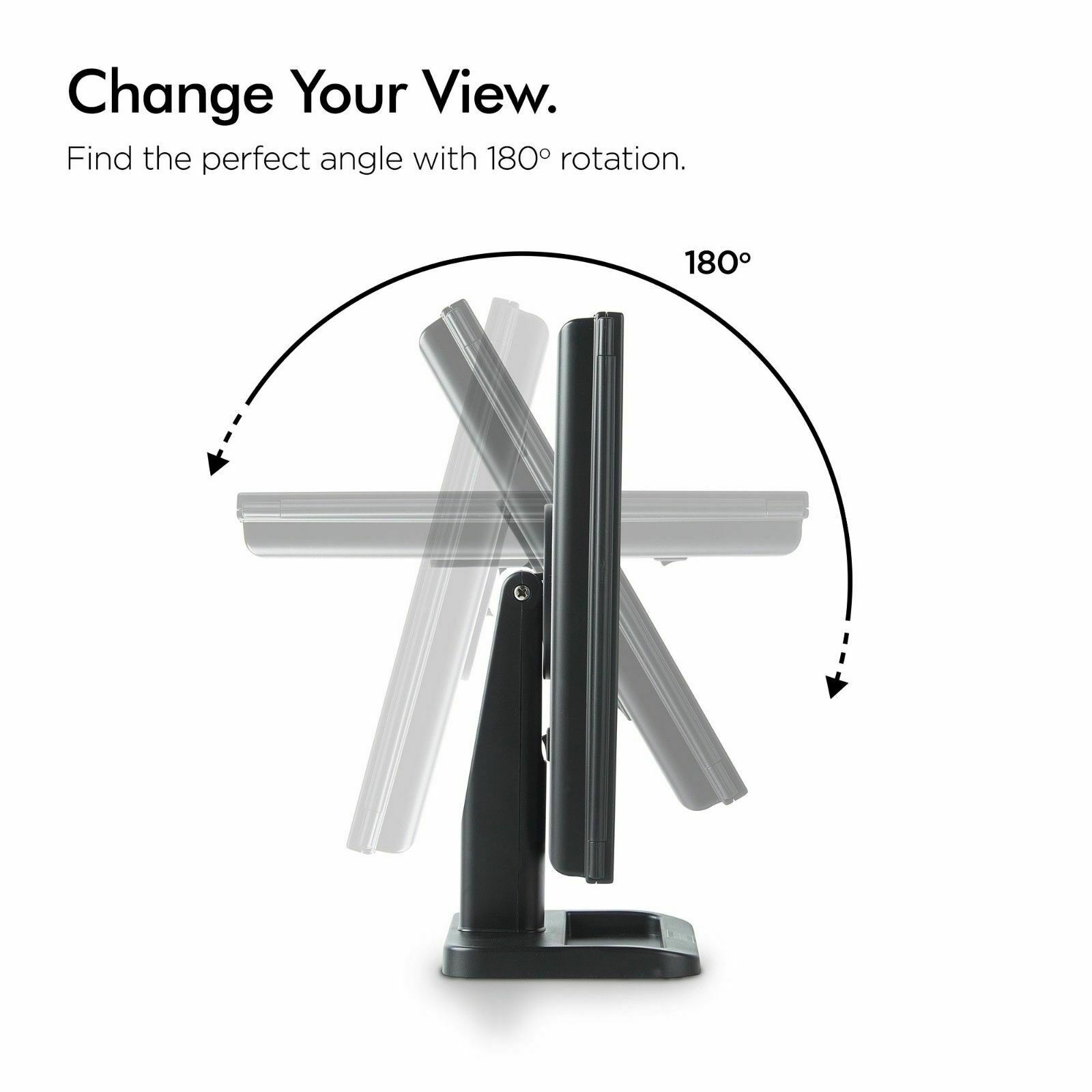 Tri-fold Makeup Mirror Light Up Dressing Table 24 LED Lights Illuminated Dimmable Magnifying Vanity Mirrors Foldable