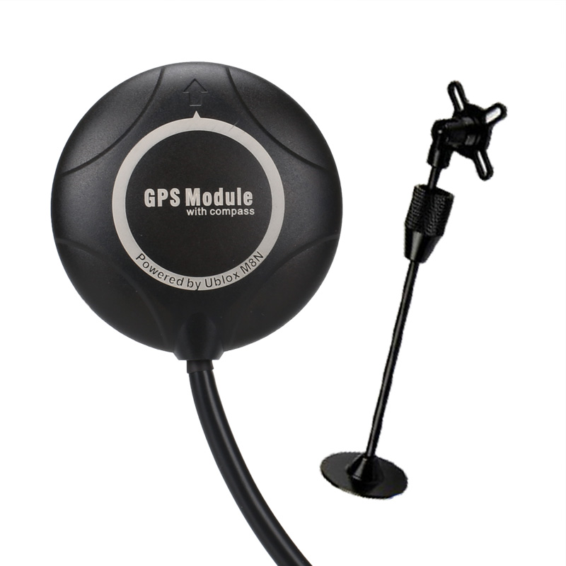 M8n x 8n gps-modul för apm 2.8 för pixhawk 2.4.8 pix  px4 inbyggd kompass/gps metallstativhållare rc-tillbehör