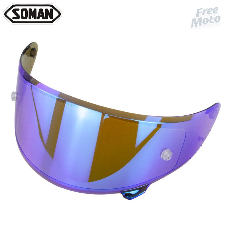 SOMAN-visera solar para casco de motocicleta SOMAN 961 X7 X8, protección solar UV, antideslumbrante, accesorios para casco de motocicleta