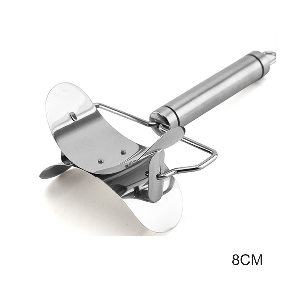 7.5/8/9 Cm Diy Knoedel Gereedschap Rvs Spatel Cookie Ronde Rolling Cutting Blade Deeg Cirkel cutter Hfing: 8CM