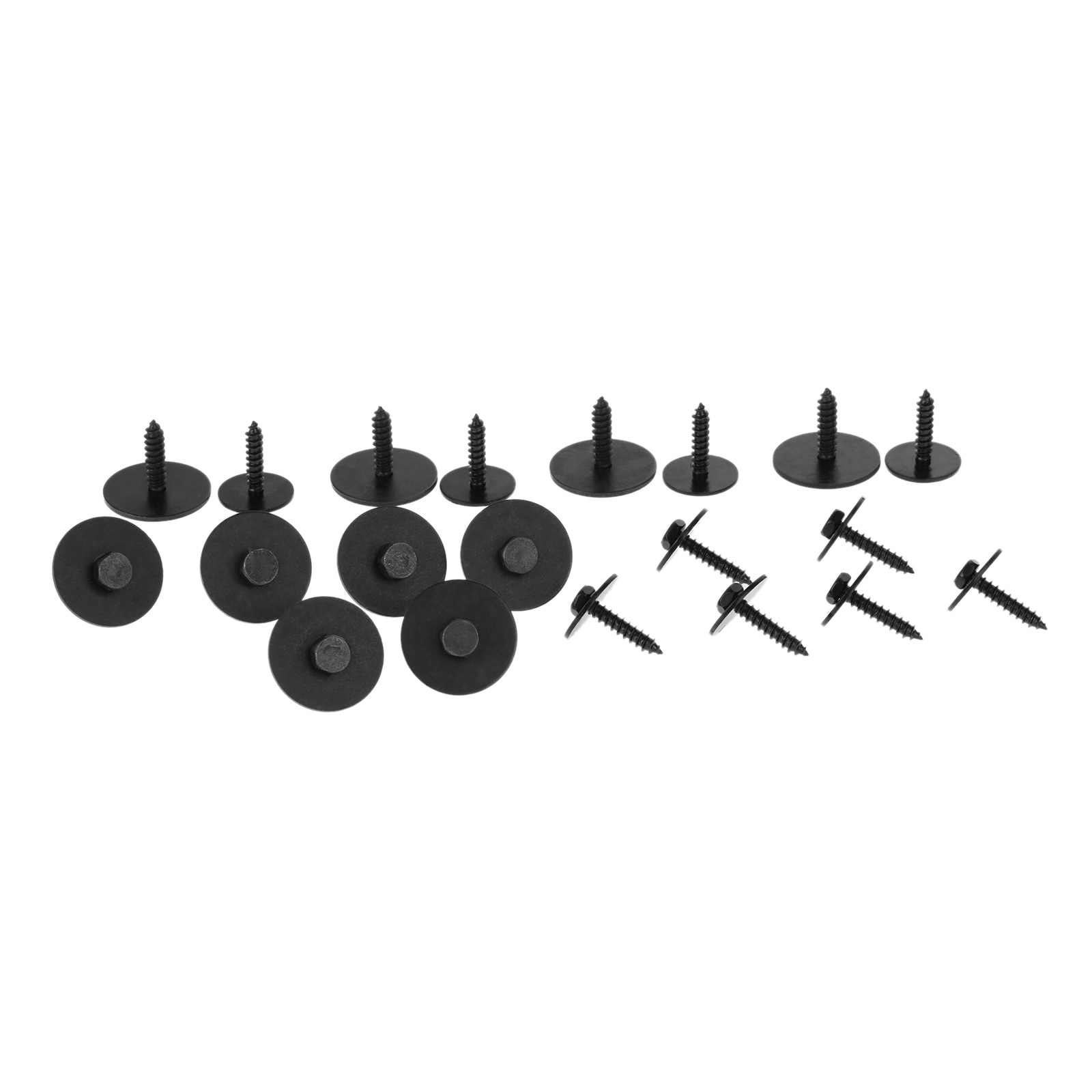 10Pcs for BMW 4mm 5mm Hex Screw Car Water Tank Bottom Shield Metal Screw Washers Front Bumper Side Skirts M5 Self-tapping Screws