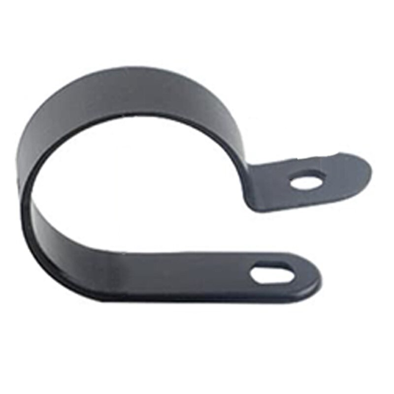 450 stk sorte nylon skruetråd clips r-type kabel clip klemme fastgørelser slange clips sortiment - 9 assorterede størrelser
