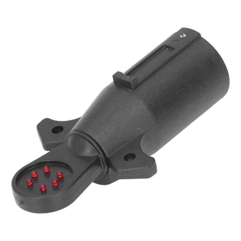 Trailer Light Tester RV Electric Wiring Adapter 6LED 7-PIN for Vehicles