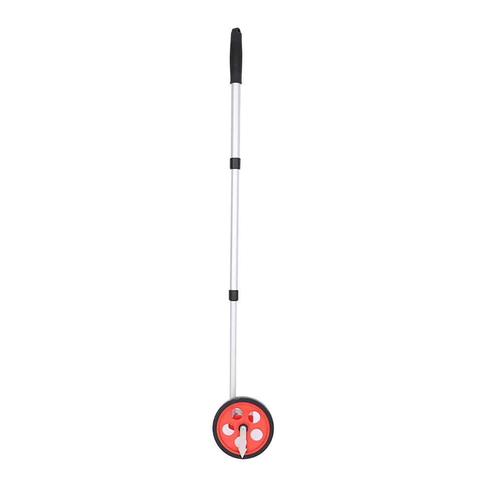 Hand-Held Mechanical Distance Measuring Wheel High Precision Tri-Sections 6-digit Counter Walking Measuring Wheel Range Finder: Default Title