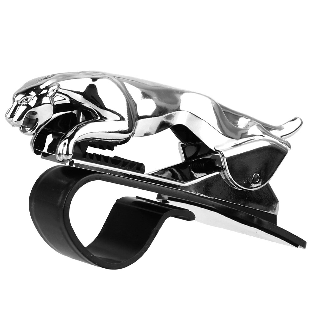 FORAUTO Clip de montaje ajustable coche soporte GPS soporte para teléfono móvil Universal leopardo coche soporte de teléfono: silver