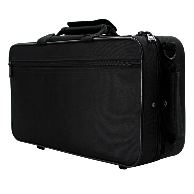 Bolsa de almacenamiento para instrumentos musicales, caja de clarinete de espuma engrosada, con correa para ASA, anti-vidrieras y clarinete de almacenamiento