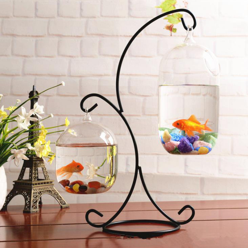 Hängen 37CM Doppel Haken Metall Eisen Leuchter Kerzenhalter Anlage Glas Flasche Ständer Hochzeit Büro Zu Hause Auto Dekoration