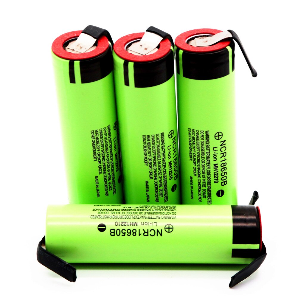 100% Original Nuevo NCR 18650B 18650 Li-ion recargable de la batera de 3400 mAh 3,7V para linterna/or +DIY nquel pieza