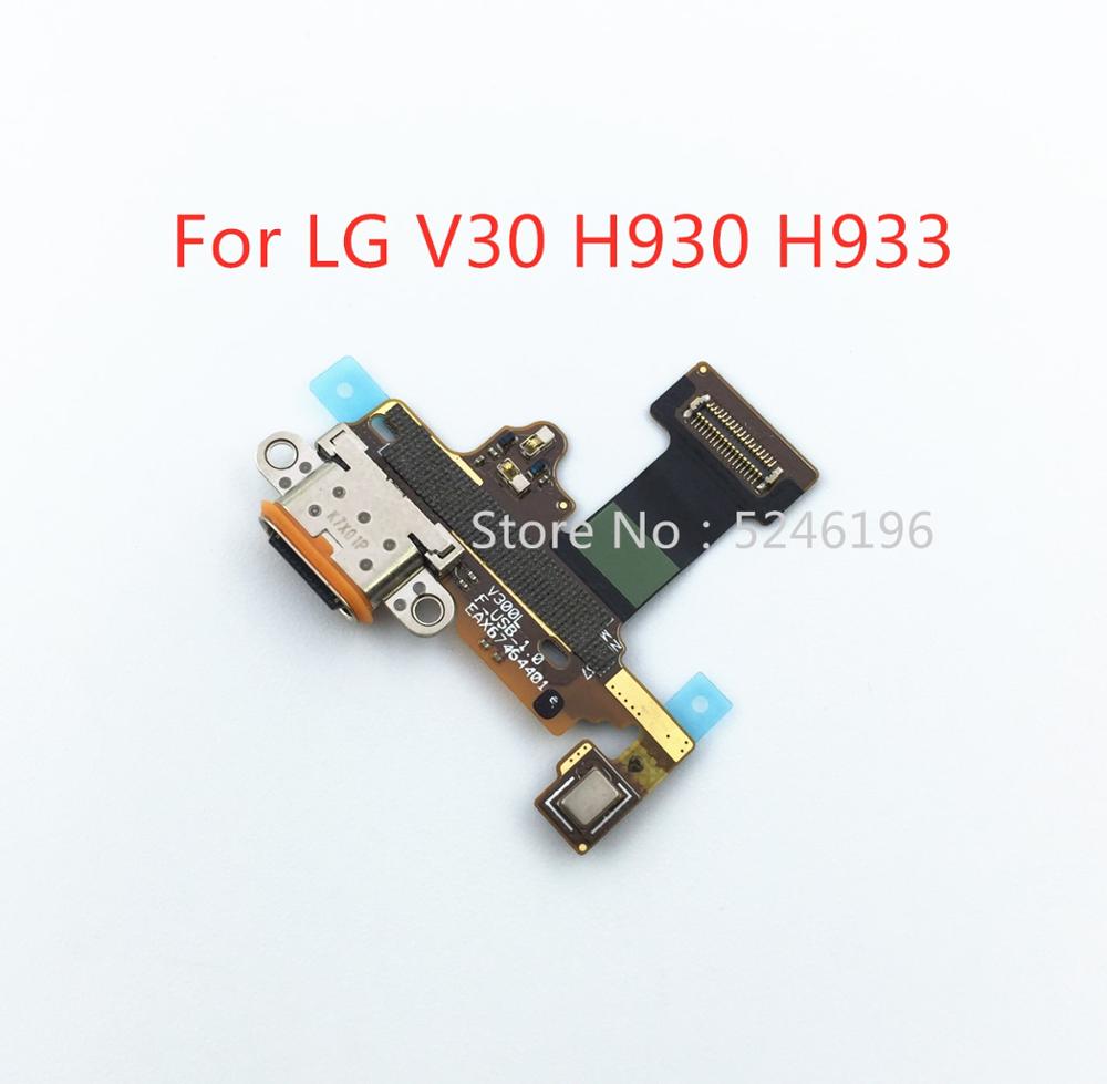 1 Pcs Micro Usb Pcb Opladen Lader Dock Port Mini Connector Flex Kabel Voor Lg V30 H930 H933 Reparatie Onderdelen