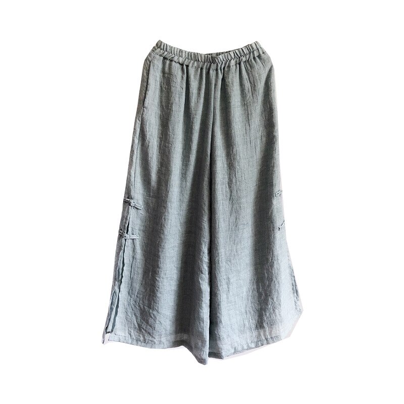 Catazer Tai Chi Uniform Kung Fu Uniform Traditional Chinese Clothing for Women Uniform Tang Suit Costume Show Kung Fu Pants: Green