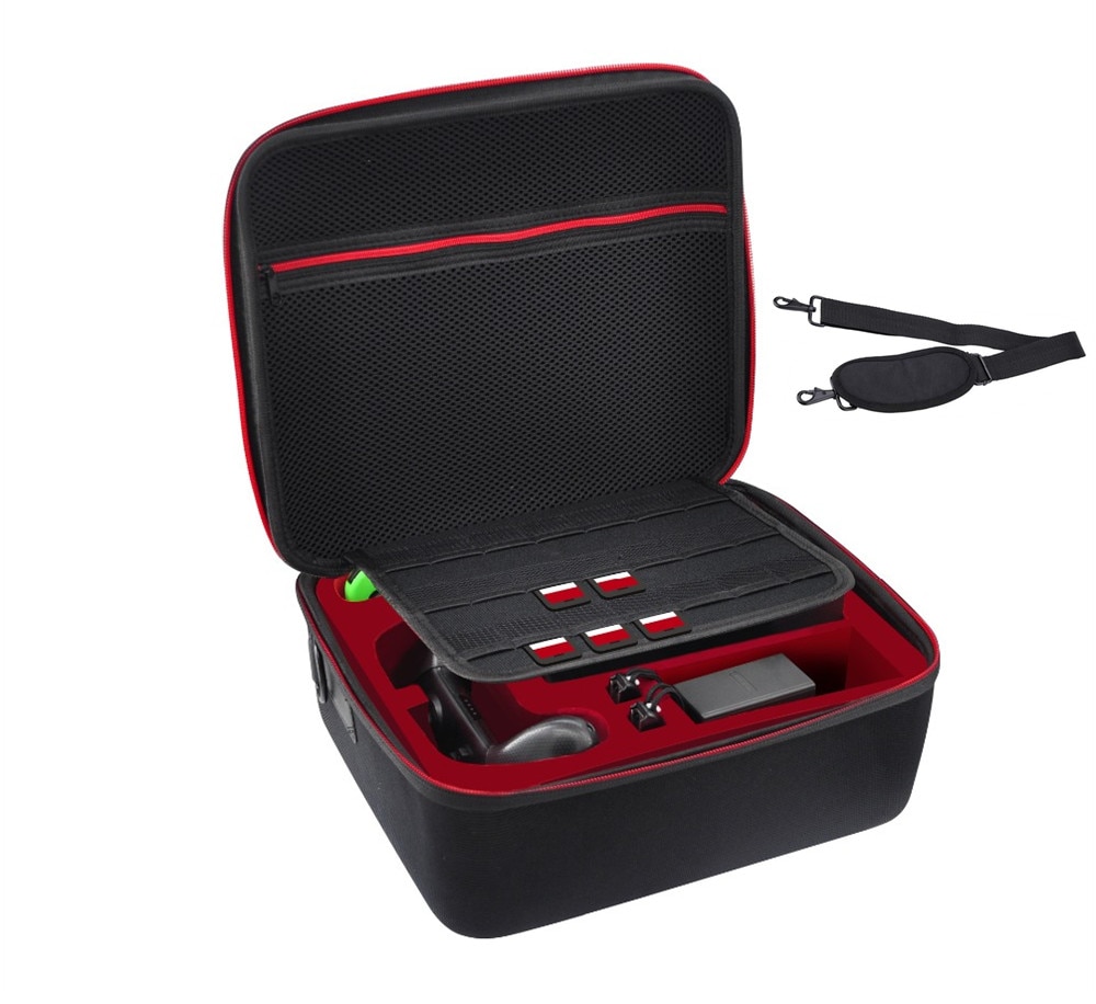 Harde Draagtas, Deluxe Storage Case Schakelaar Game Reiziger Draagbare Draagtas Messenger EVA Bag fit voor Nintendo Schakelaar Pro