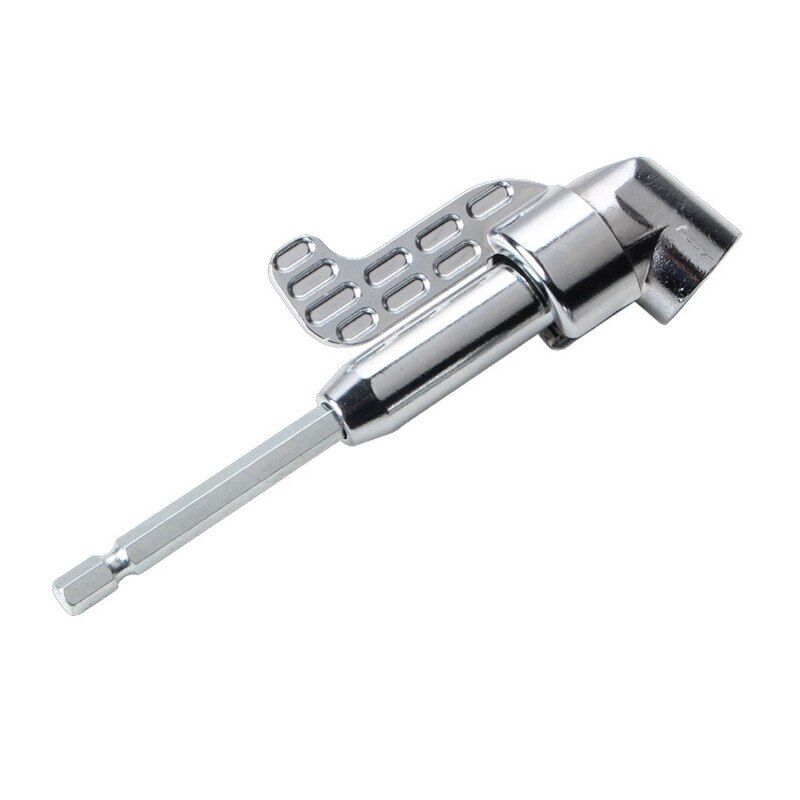 Universal Socket Wrench Electric Drill Adapter Set105 Degree Right Angle Drill Adapter Repair Tools: Long corner device
