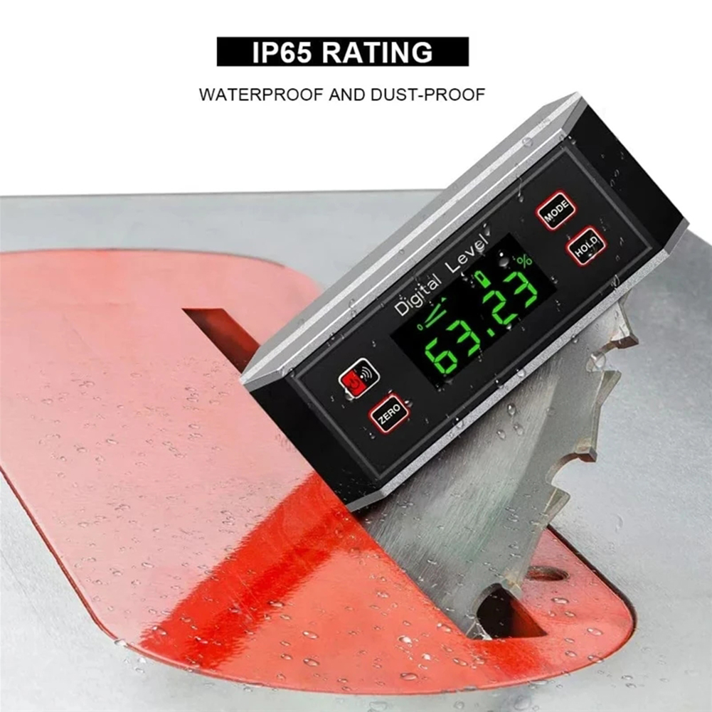 High-precision Waterproof LCD Magnetic Digital Protractor Inclinometer Electronic Level Box Gauge Angle Meter Finder Tools