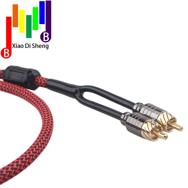 RCA Kabel HiFi Stereo 3,5mm zu 2RCA Audio Kabel AUX RCA Jack 3,5 Y Splitter für Verstärker Audio Hause theater Kabel RCA