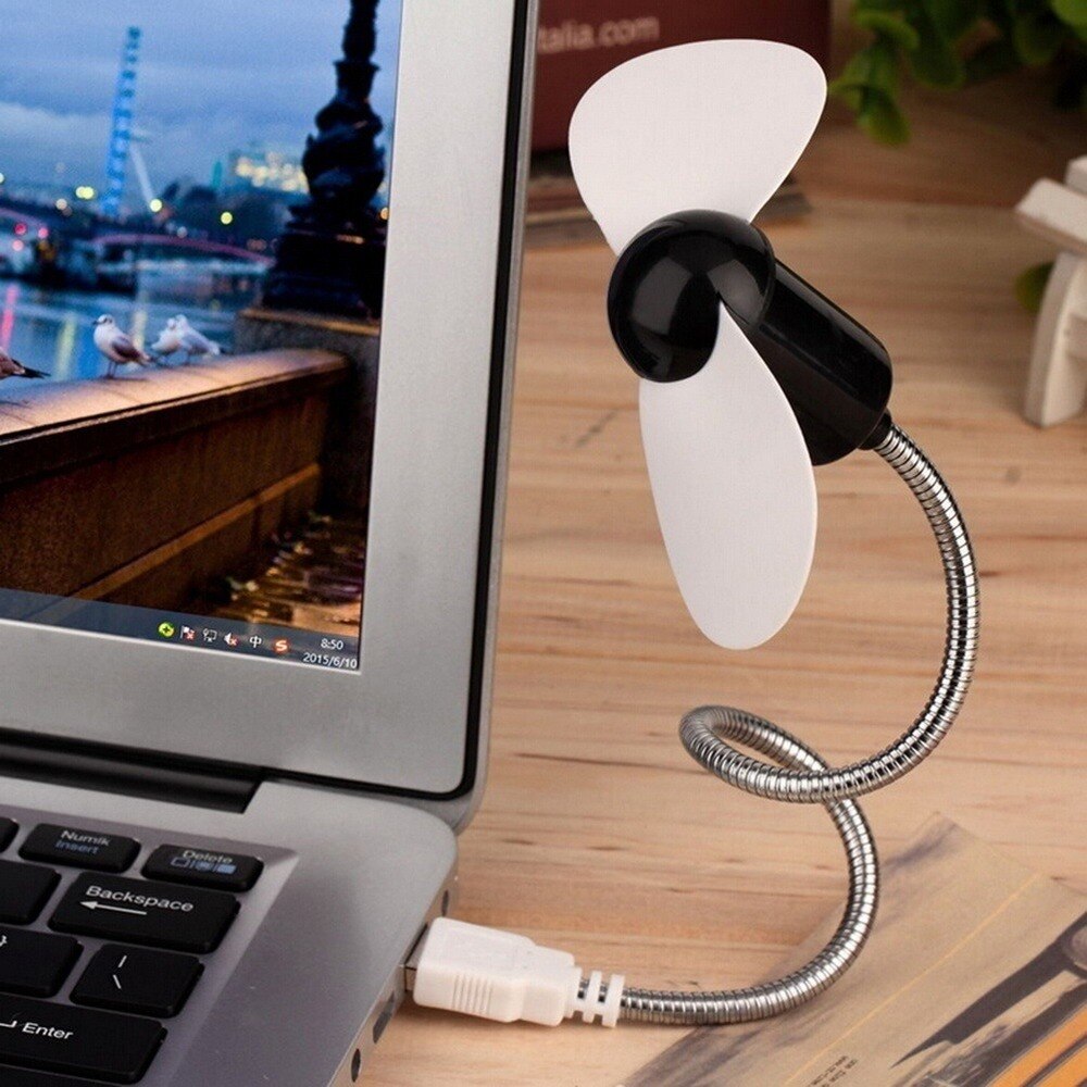 Mini ventilador enfriador USB Flexible para ordenador portátil