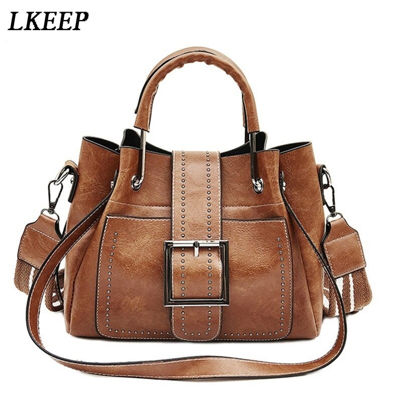 Lær pu håndvesker korea dame skuldervesker dame håndveske merke tote kvinnelig stil crossbody messenger bag