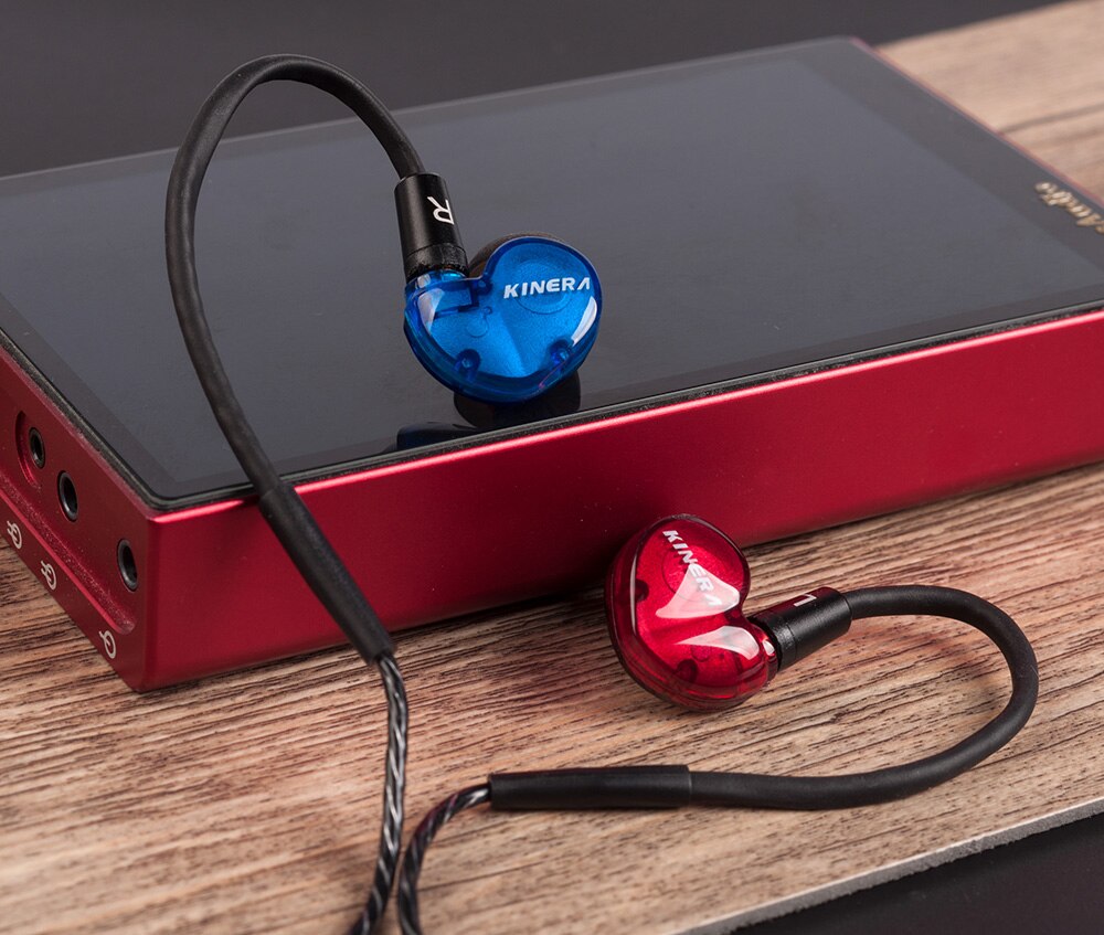 Ak kinera  bd005 1dd+1ba hybride in-ear oordopjes oordopjes hifi dj monitor hardlopen sport oordopjes oordopjes met microfoon afneembare kabel