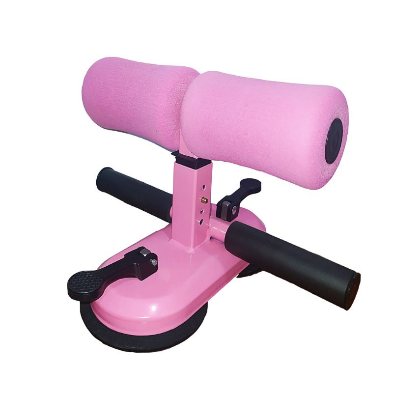 Sit Up Equipment Bar, Portable Adjustable Sit-up Situp Floor Bar Self-Suction: Blue