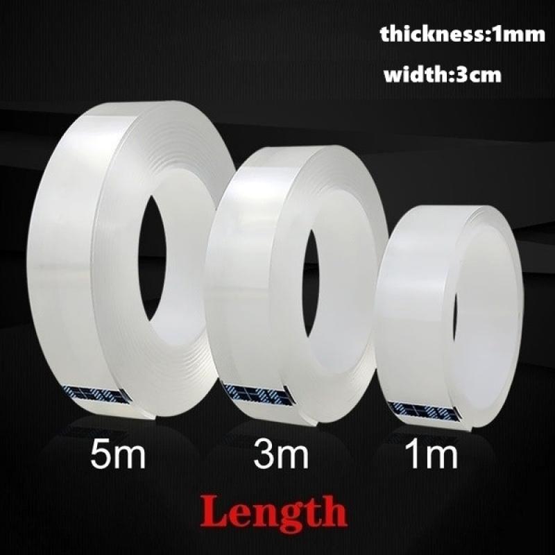 SHENGY Magic Tape Reusable Double Sided Adhesive Nano Traceless Tape Removable Sticker Washable Adhesive Loop Glue Waterproof
