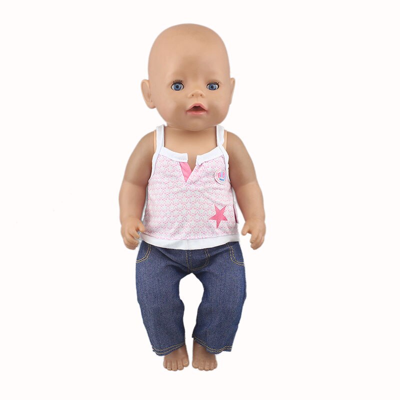 Puku 17 tuuman vauvanukkelle 43cm vaatteita: 10