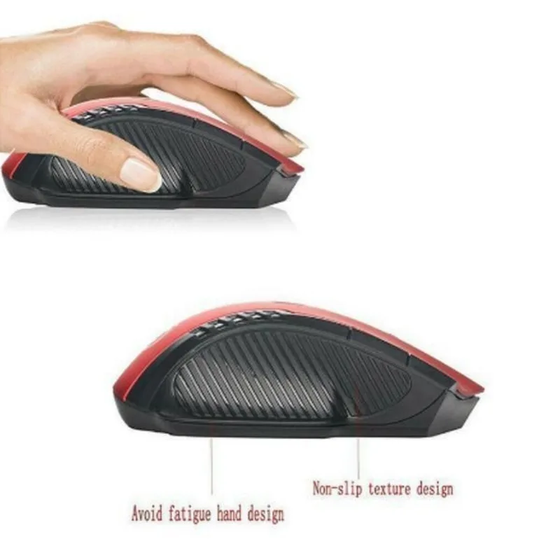 Mini Portable Mouse Mice 2.4GHz Wireless Optical Game Mouse for PC Laptop Computer USB Receiver