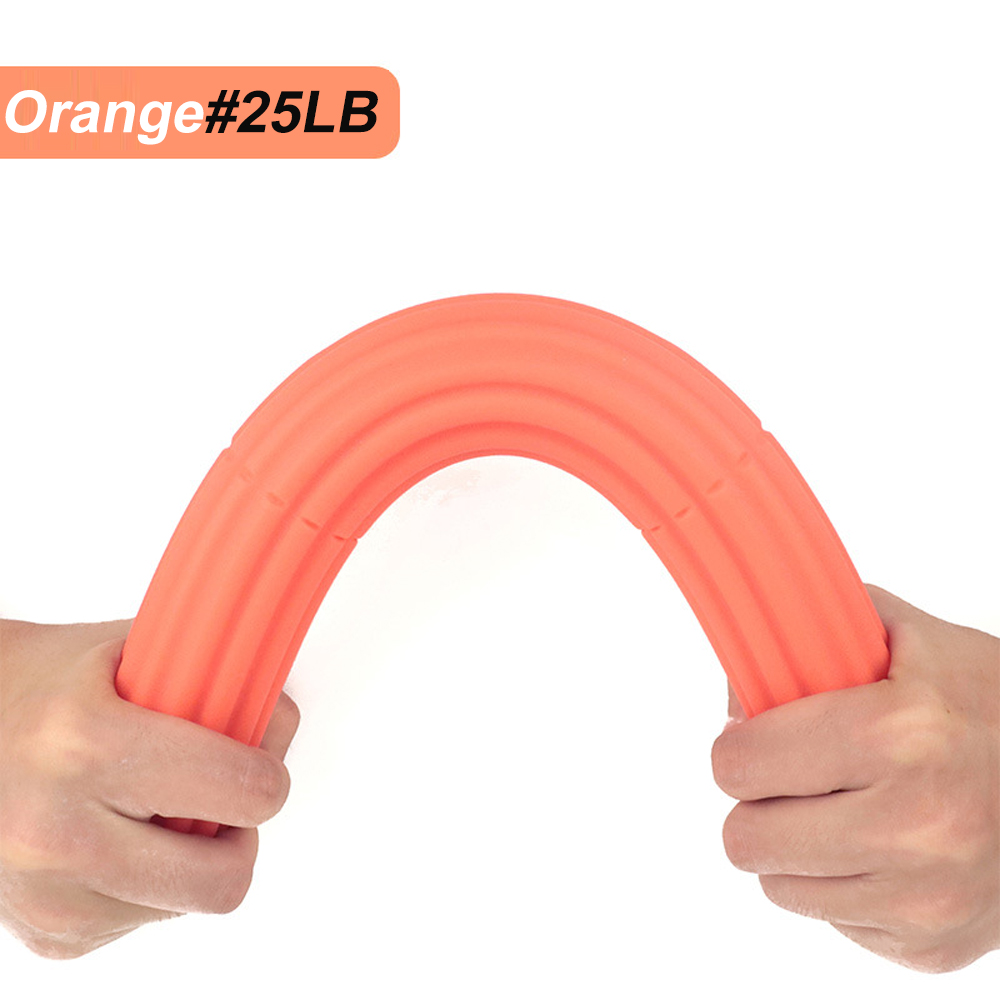 Flex Therapy Bar Strengthener, Tennis Elbow Physical Therapy Bar, Resistance Bar for Tendonitis, Wrist, Forearms Pain Relief: Orange