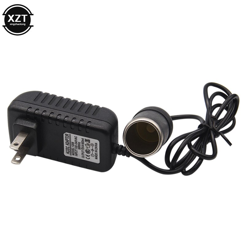 220v to 12v 2a for bil sigarettenner strømadapter stikkontakt 220v to 12v 600ma lader omformer hjemme deler us/eu/uk