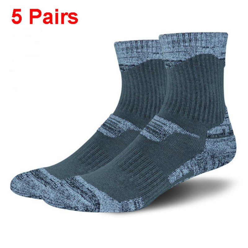 5Pairs Winter Thermal Ski Soccer Socks Men Women Sports Hiking Snowboard Socks Thermosocks Cycling Trekking Hiking Socks