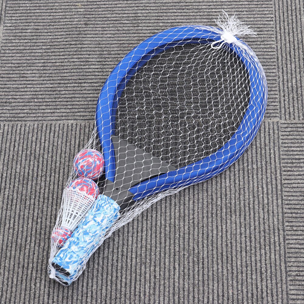 1 Paar Kinderen Tennisracket Kids Palying Badminton Ovale Rackets Spel Rekwisieten Voor Kleuterschool Basisschool Outdoor Sport (