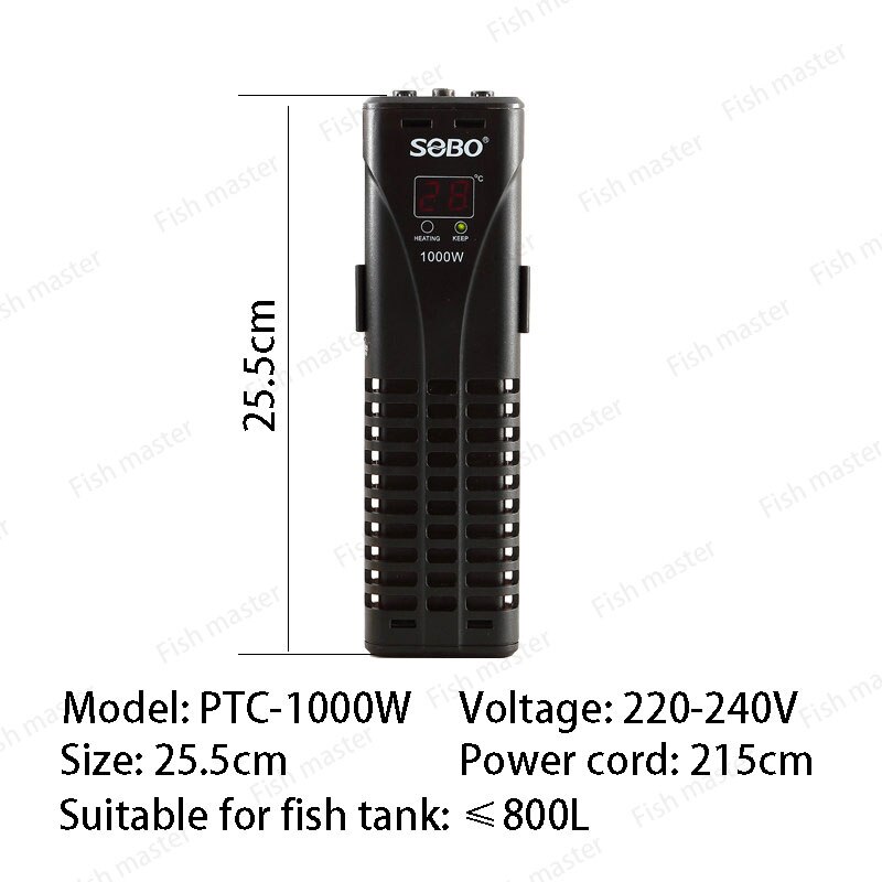 Fish tank heating rods PTC heating rods to cut off the water and power off the constant temperature aquarium frequency heater