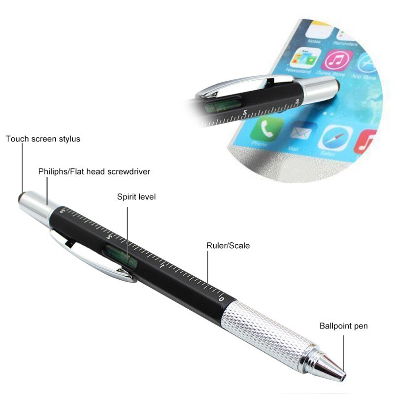 Multi-function Tool Screwdriver Touch Screen Capacities Phone Handwriting Ballpoint Pen Tool Pen