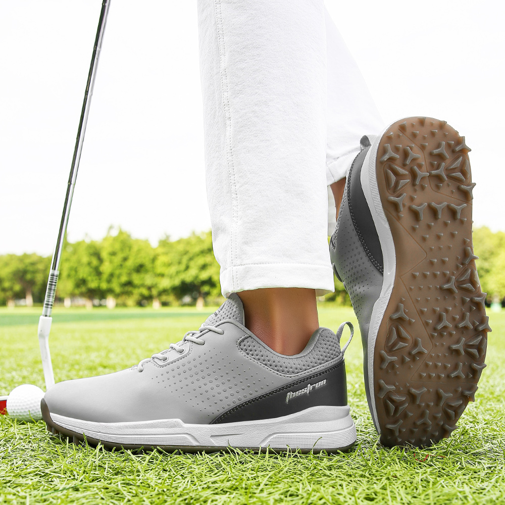 Wasserdichte Golfschuhe für Herren, ohne Spikes, Golf-Sneaker, Wanderschuhe, leichte Wanderschuhe