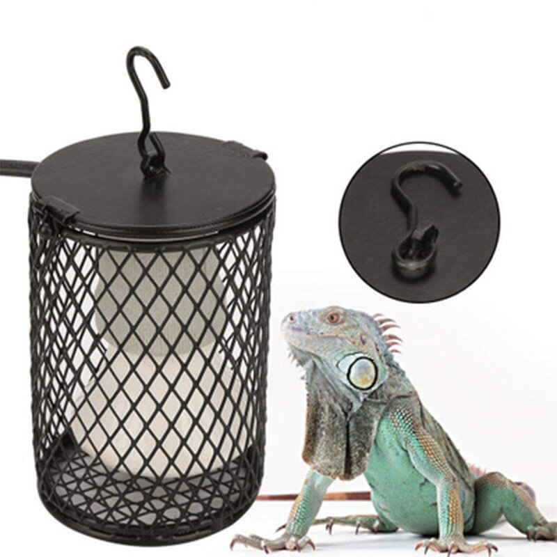 Klettern Haustier Anti-verbrühungen Netz Reptil Kasten Eidechse Netz Abdeckung Reptil Behälter Heizung Lampenschirm Kleine Haustier Kasten warm Halten licht