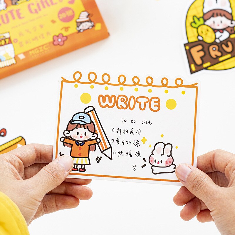 20pcs /1lot Greeting Cards Postcards Birthday Letter Business Card Set Message Card