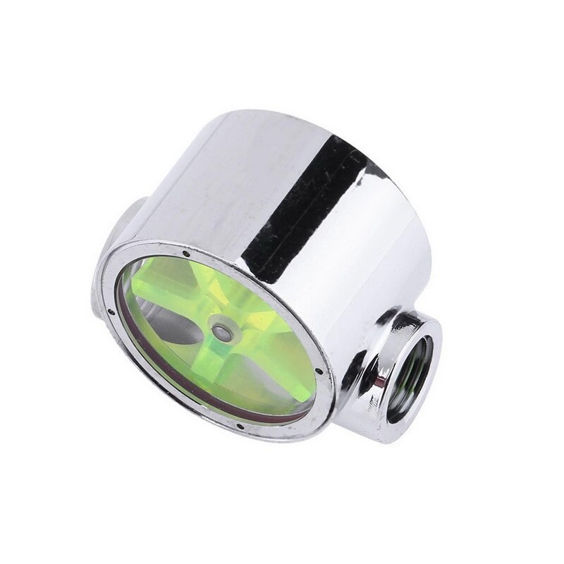 Flow Meter Water Cooling Flow Indicator Meter copper Flow Meter Computer Water Cooling Flow Indicator for PC Water Cooling