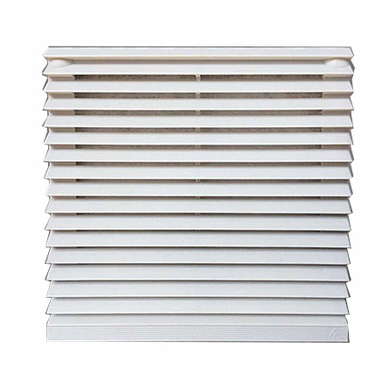 Side Air Outlet Ventilation Grille Exhaust Plastic Louvre Air Vent for RV Travel Trailer white Universal 152X152mm