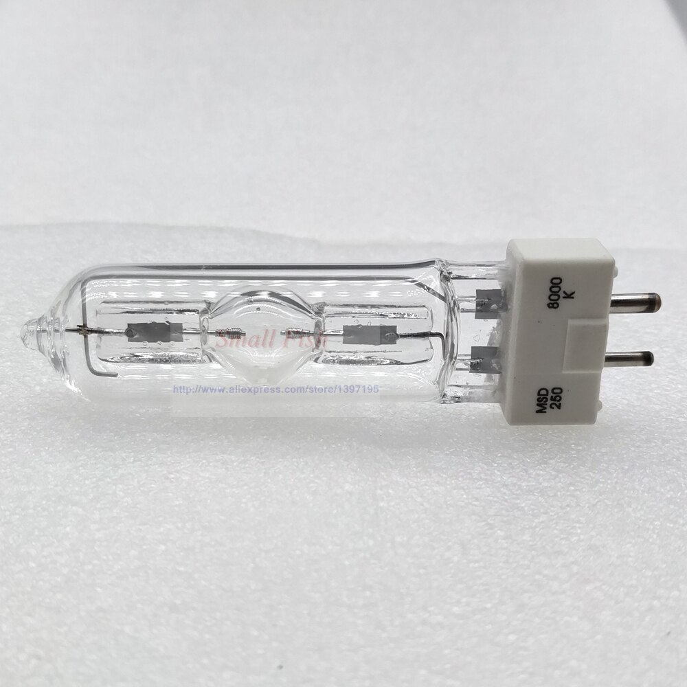 MZUHI YFlifangting Lampe d'éclairage de scène MSD 250/2 NSD MSD250W Watts 90V MSR Ampoule 8000K Lampe aux halogénures métalliques Disco