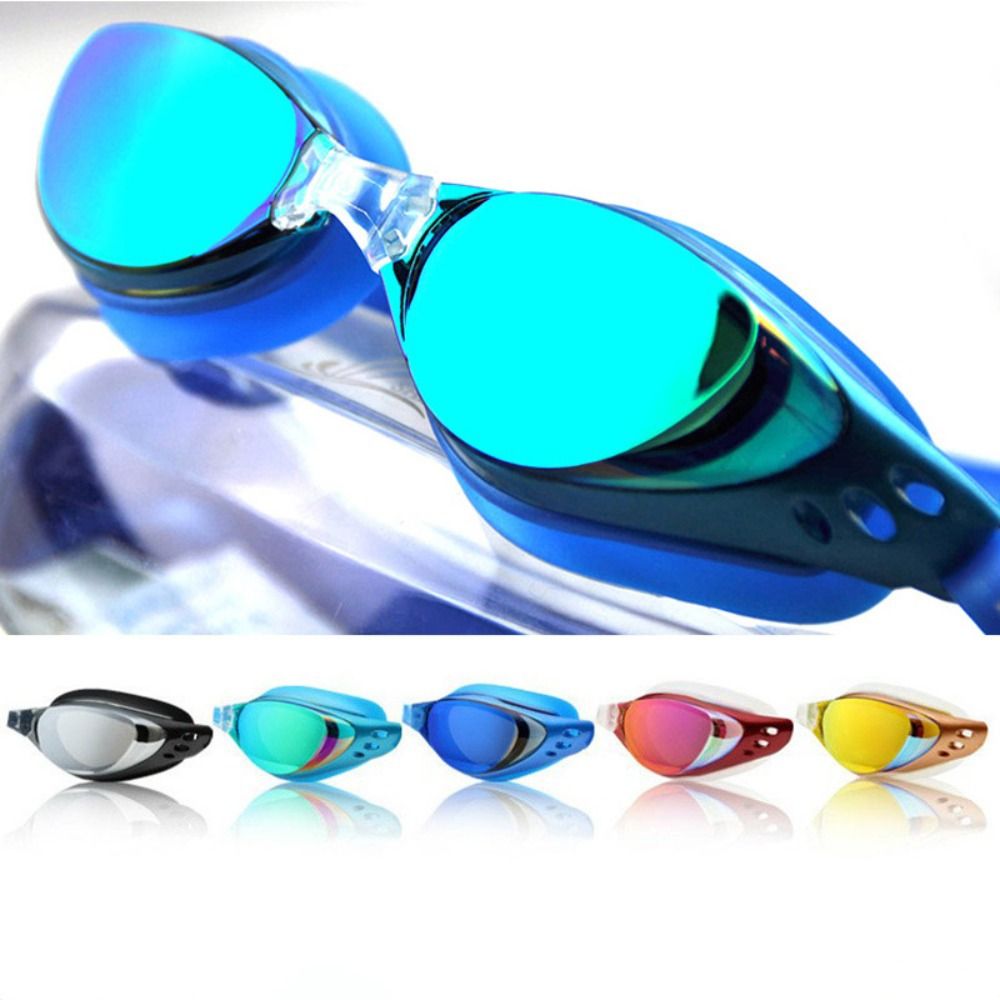 Anti Fog Lens Zwembril Waterdicht Anti-Uv Zwembril Anti-lekkage Zachte Gegalvaniseerde Zwembril Voor Zwemmen