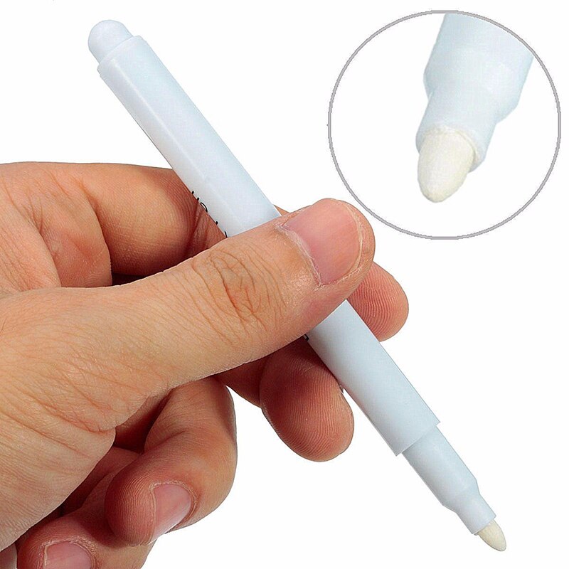 Stylo marqueur à craie blanche, 1 pièce, pour fenêtres en verre, tableau noir, stylo de fenêtre, blanc utilisé sur le tableau noir à l'encre C1C3