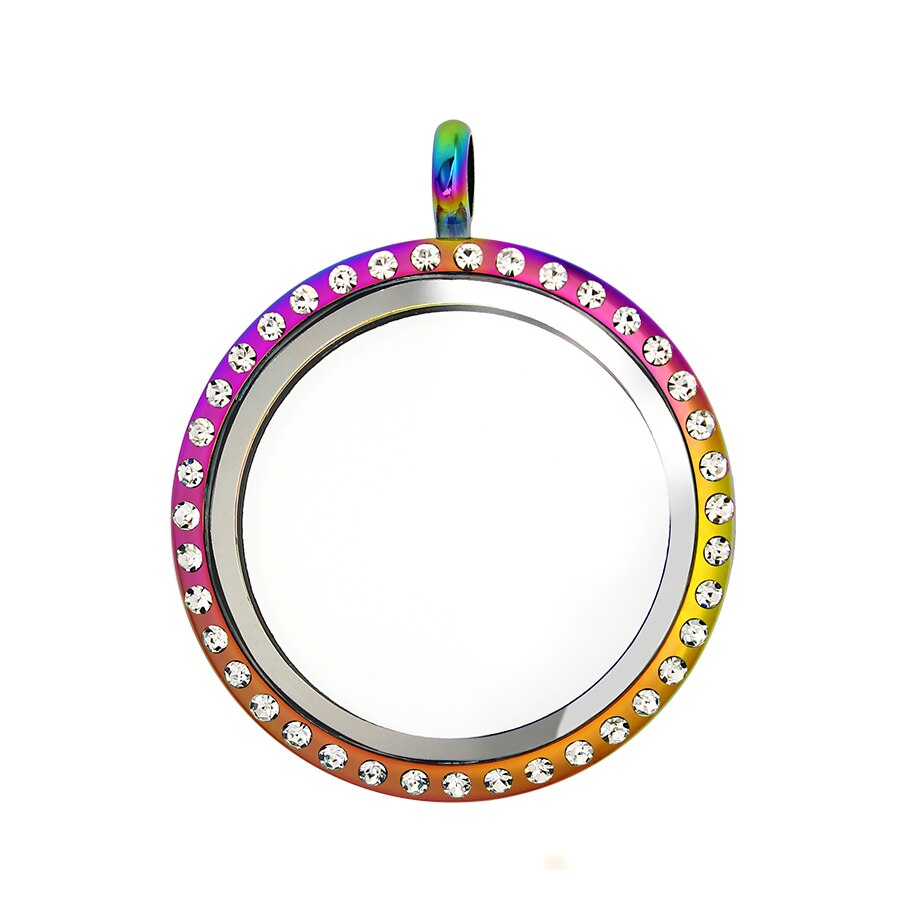 Medallón de cristal flotante para mujer, colgante de cristal con recuerdo de vida, fabricación de joyería, accesorios para , 1 unidad: 22
