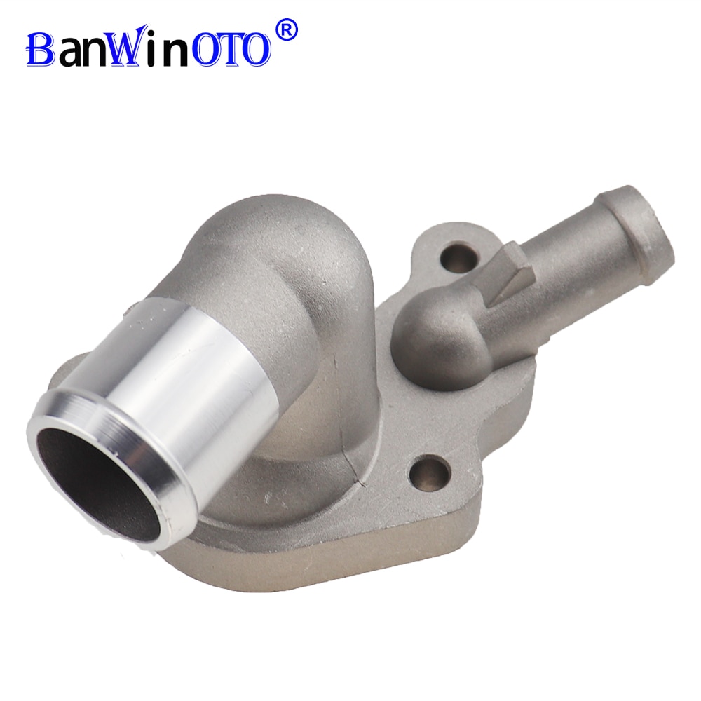11537512733 Upgrade Aluminum Engine Cooling Thermostat Housing Cover Auto Engine Coolant Water Flange For Mini Cooper 2002